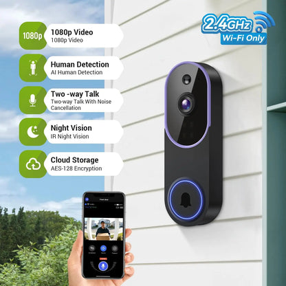 DoorShell™ - 1080p Doorbell Camera